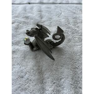 Spoontiques Pewter Dragon  & Crystal Ball # 662-1987